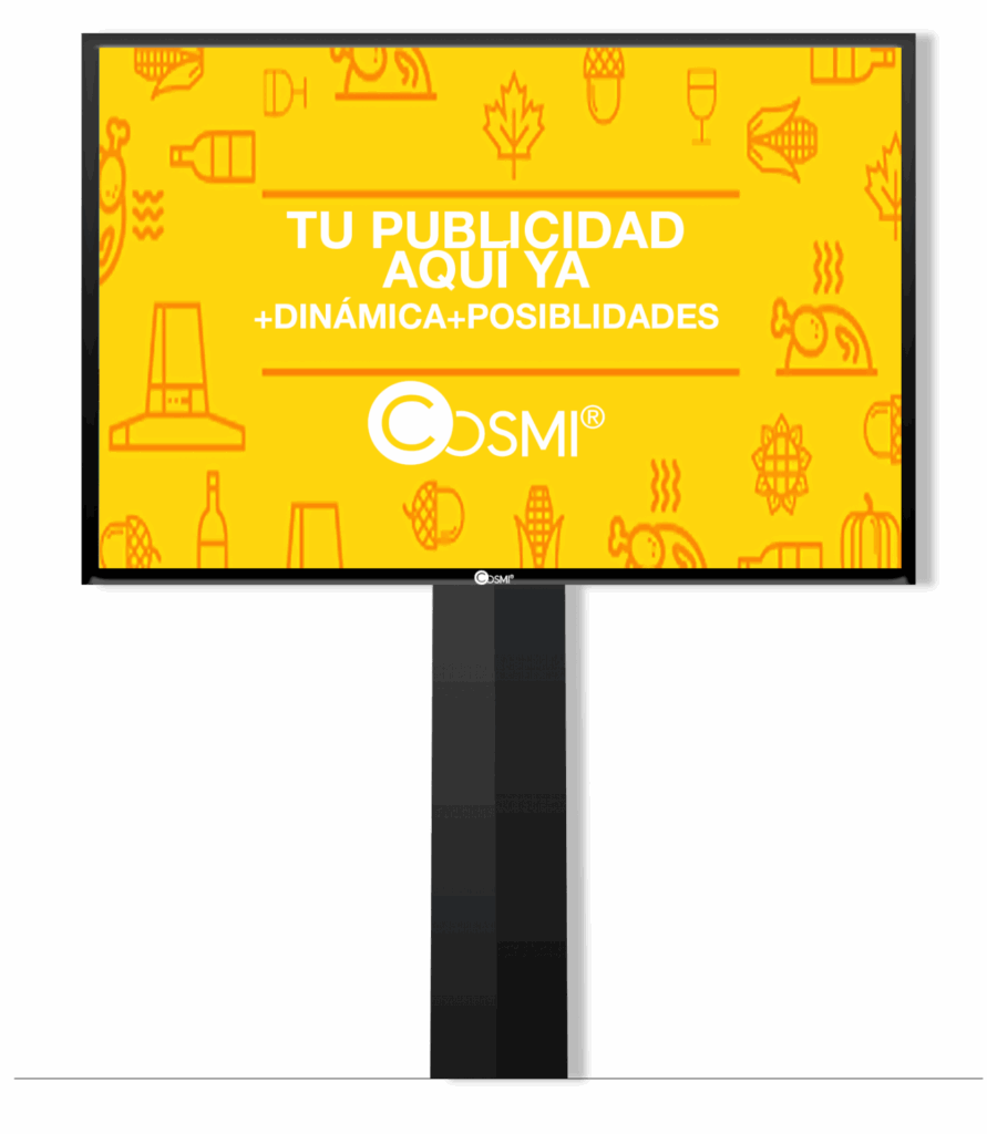 Monoposte con publicidad cosmi aqui tu publicidad web 1337x1536
